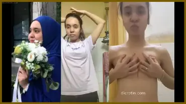 Erah Cewek Jilbab Lugu Ternyata Suka Pap Mandi Colmek Sampe Muncrat poster